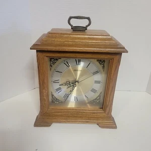 Vintage Sunbeam Model #882-497 Wooden Quartz Westminster Chime Mantel Clock REPA - Picture 1 of 8