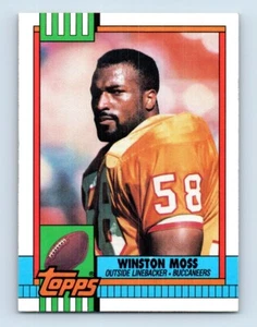 1990 Topps Winston Moss Rookie Tampa Bay Buccaneers #415 - Picture 1 of 2