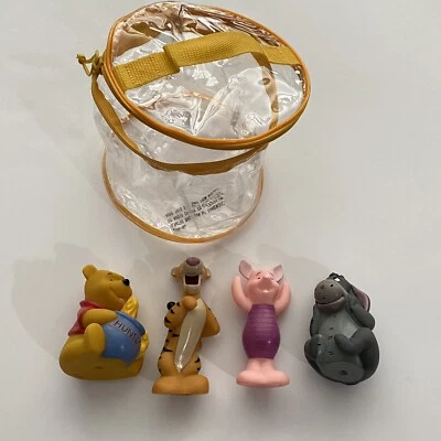 Winnie the Pooh Tigger Piglet Eeyore Figures Bathtub Toys Cake Topper - Image 1 of 4