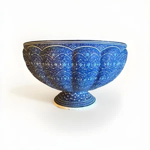 Persian Minakari Enamel Vase - Picture 1 of 6