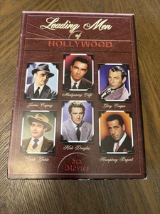 Leading Men of Hollywood DVD 6 Movies On 3 DVDs Cagney Douglas Gable Bogart New - Picture 1 of 4