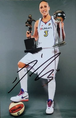 Diana Taurasi Phoenix Mercury (Team USA / Uconn Huskies) Signed 4x6 Photo - Image 1 of 2
