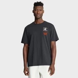 Men's Fanatics Black Anaheim Ducks Crash The Net Legacy T-Shirt - Picture 1 of 5