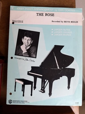 The Rose ~ Bette Midler ~ Dan Coates's Easy Piano Arrangement ~ 1980 - Image 1 of 3