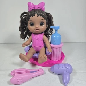 Baby Alive Sudsy Styling Doll, Black Hair, Includes 12-Inch Salon Chair - Picture 1 of 8