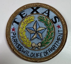 Texas Parks & Wildlife TX 3,75" Bullion Patch S4B - Bild 1 von 3