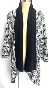 100% Cashmere NEIMAN MARCUS Cashmere Collection Size L Wrap Open Cardigan L - Picture 1 of 4