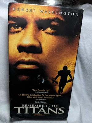 Disney Remember the Titans VHS 2001 Washington Patton Harris Gosling Suple Hurst Foto 1 de 4