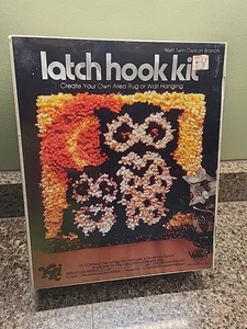 Valiant Latch Hook Kit Two Owls on Branch #9641 Vintage - Picture 1 of 10