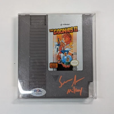 Sean Astin Signed Autographed Nintendo NES Goonies II 2 Game Cartridge 1987 COA - Image 1 of 4