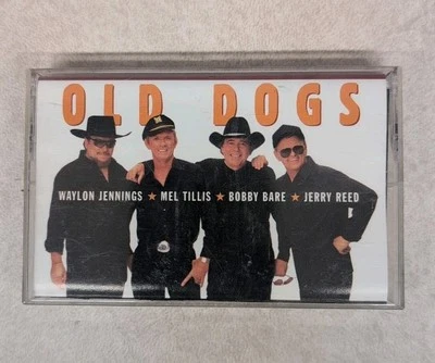 Old Dogs (Cassette 1998) Waylon Jennings Mel Tillis Bobby Bare Jerry Reed *B2G1* - Image 1 of 4