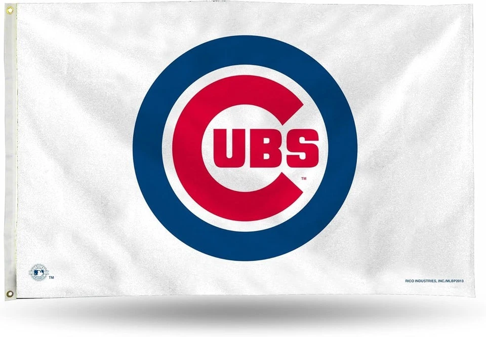 CHICAGO CUBS 3 x 5 FOOT LOGO FLAG - Image 1 of 1