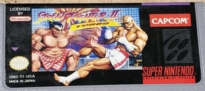 Street Fighter II Turbo - Super Nintendo SNES Cartridge & Manuel. Tested & Works - Picture 1 of 10