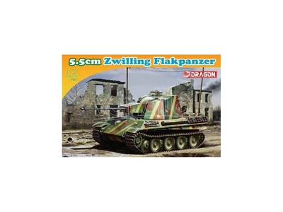 5,5 CM ZWILLING FLAKPANZER DRAGON 1:72 COD 7488 - Immagine 1 di 3