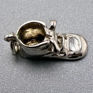 Charm scarpa bambino argento sterling Rembrandt 3D 3,1 grammi - Foto 1 di 8