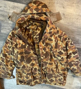 VTG GAMEHIDE CAMO PARKA 3 in 1 COAT Men’s 4 XL  removable hood - Picture 1 of 4