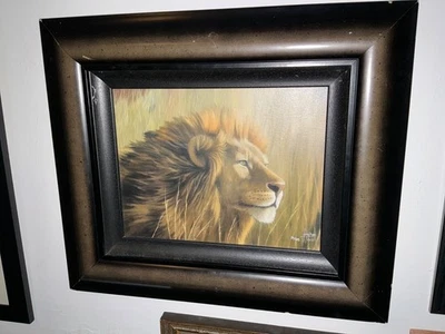 JONATHAN TRUSS limitierte Auflage Druck auf Leinwand mit dem Titel Braveheart, 26 von 195 COA - Bild 1 von 4