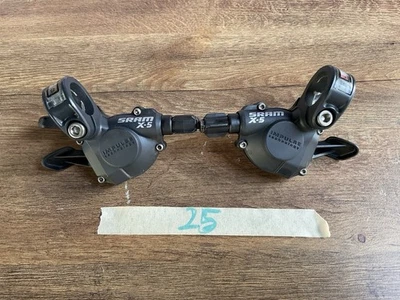 SRAM X-5 Trigger Shifters Set, 3x8 Speed In Nice Condition - Image 1 of 4