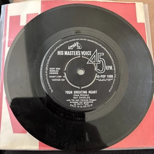 Ray Charles - Your Cheating Heart/ you are my sunshine (7", Single) VG+/VG+ - Picture 1 of 3