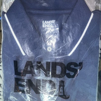 Camisa polo de algodón para mujer Land’s End Petite XL Foto 1 de 4