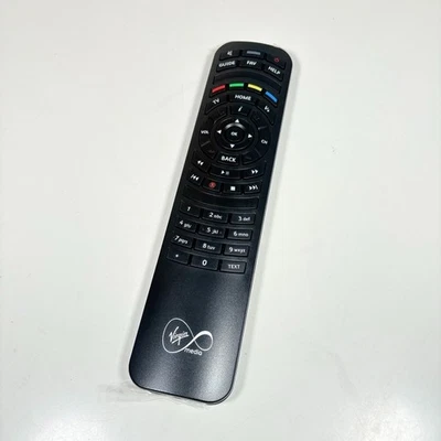 Genuine Original Virgin Media Remote Control  V+ HD - Black / Silver New - Image 1 of 4