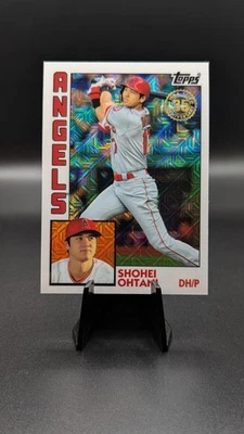 2019 Topps Update SHOHEI OHTANI Silver Pack 1984 Chrome Mojo Refractor #T84U-2 - Image 1 of 2