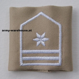 österr. Bundesheer Dienstgrad Abzeichen "Stabswachtmeister", Rangschlaufe, beige - Picture 1 of 1