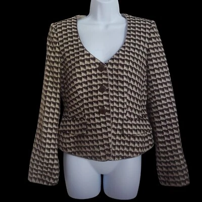 Blazer Armani Collezioni Botón Dinero Antiguo Silencioso Lujo Clásico Italia 42 Foto 1 de 4