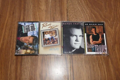 Randy Travis 4 Cassette Lot: No Holdin' Back, Always & Forever - Test Played - Image 1 of 4