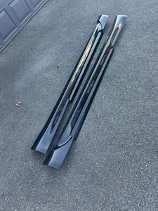 Infiniti G37 Coupe Sport Side Skirts Rocker Panel 76850-JL10A Nissan KH3 Black - Picture 1 of 6