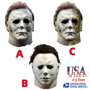 Michael Myers Halloween Scary Kills Horrorfilm Cosplay Kostüm Latex Vollmaske - Bild 1 von 27