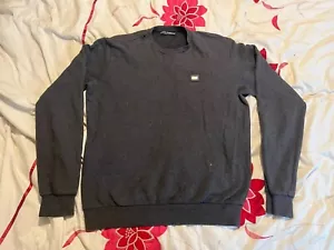 Dolce & Gabbana Plaque Crew Neck Sweatshirt - Dark Grey - Size 52 - *READ DESC!* - Picture 1 of 14