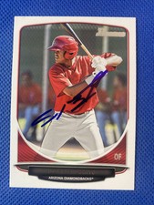 2013 Bowman Socrates Brito #BP62 Auto Signed Autograph Dbacks 