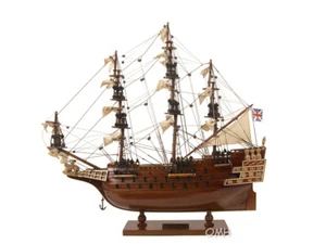 20 Zoll HMS Sovereign of the Seas kleines Holz Holz Boot Modell Replik Neu - Bild 1 von 10