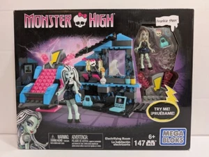 NIB Monster High Mega Bloks Frankie Stein Electrifying Room 147 pc set New - Picture 1 of 4