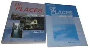Set 2, Of Places Literature Book 2 & Test key, A Beka Book,use with english 8 - Picture 1 of 17
