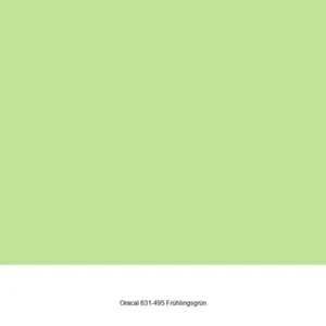 3,56 €/m² Oracal 631-495 Frühlingsgrün Matt Plotterfolie Möbelfolie 1,26 x 1 m - Bild 1 von 2