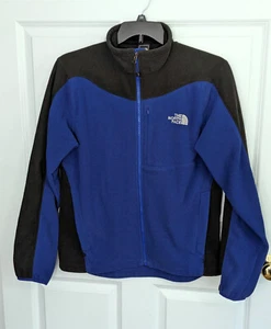The North Face Jacket Mens Size Large Blue + Black  Fleece Zipper - Picture 1 of 5