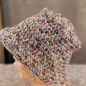 Bucket Hat - Small Child- Crochet Cotton Lightweight - Custom Orders Available - Picture 1 of 5