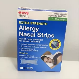 CVS Allergy Nasal Clear Strips One Size Fits Most 10 ct - Picture 1 of 3
