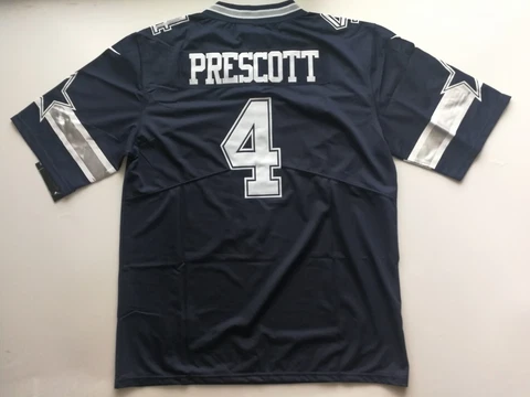 Dak Prescott #4 Dallas Cowboys . American football jersey Size  M Cover