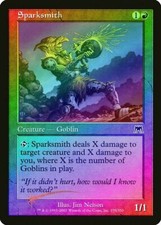 Sparksmith  FOIL Onslaught MtG LP to NM