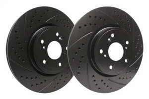Double Drilled & Slotted Rear Mustang Rotors 2015-2022 - Picture 1 of 1
