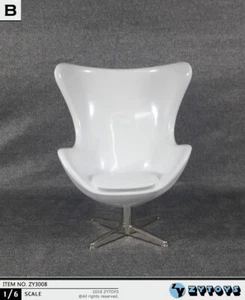1/6 Scale Egg Chair Dollhouse Miniature Furniture for 12inch Figures Accessories - Picture 1 of 6