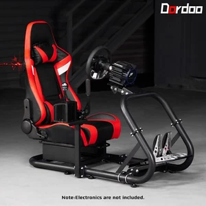 Dardoo CSL-DD Racing Simulator Cockpit with Bluetooth Speaker Seat Fit Logitech - Picture 1 of 6