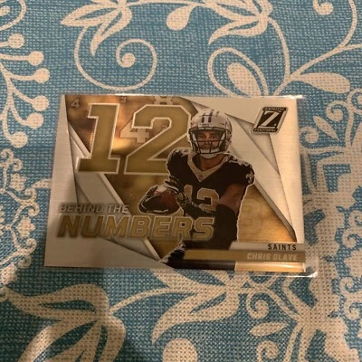 2022 Panini Zenith Behind the Numbers Chris Olave RC Saints - Image 1 of 2