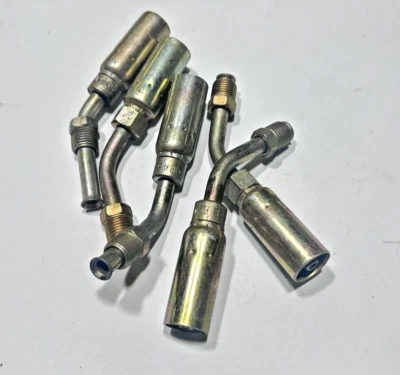 (6) 04U-B45 WEATHERHEAD 1/4" Hose x 5/16" Inverted Male SWVL 45 DEG Tube Elbow - Image 1 of 4