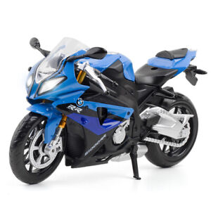 1:12 BMW S1000RR Motorcycle Model Diecast Bike Model Kids Toys with Sound Light
