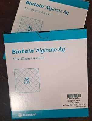 Biatain Alginate Ag 10x10  3760 ( 10 Pz ) - Imagen 1 de 2