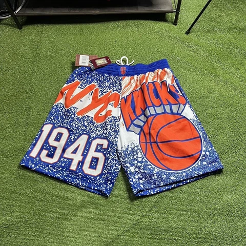 Mitchell & Ness New York Knicks Jumbotron 2.0 All-Over Print Shorts Size L Cover